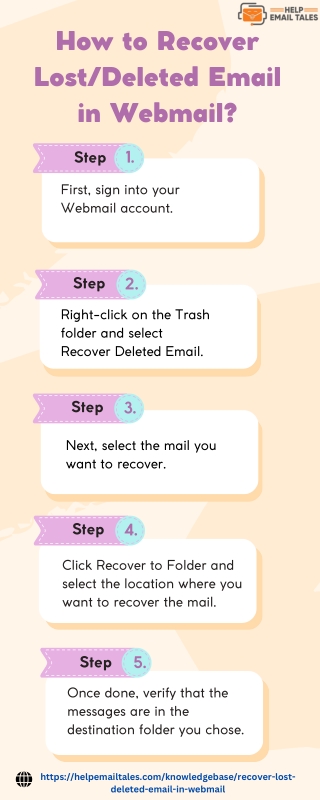 How to Recover Lost/Deleted Email in Webmail?