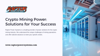 Crypto Mining Power: Solutions for Your Success