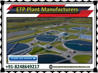 ETP Plant Manufacturers