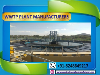 WWTP Plant Manufacturers