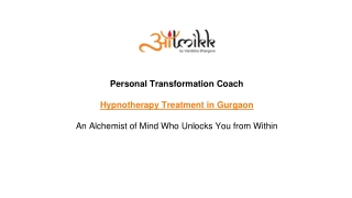 Unlock Your Inner Potential with Aatmikk’s Effective Hypnotherapy Treatment