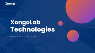 XongoLab - A Leading Web and Mobile App Development Company