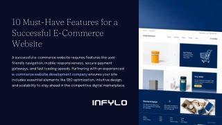 10 Essential Features Your E-Commerce Website Needs to Succeed