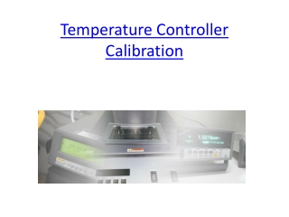 Temperature Controller Calibration