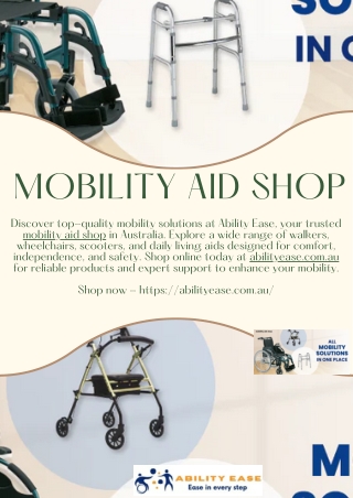 mobility aid shop