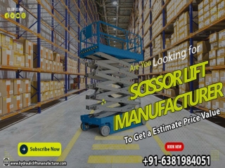 Scissor Lift Manufacturers