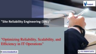 SRE Online Training in Hyderabad - Visualpath1
