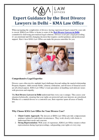 Top Divorce Lawyers in Delhi for Hassle-Free Legal Support