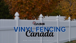 Durable and Stylish Vinyl Fencing in Canada