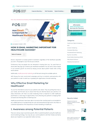 how is email important for healthcare marketing