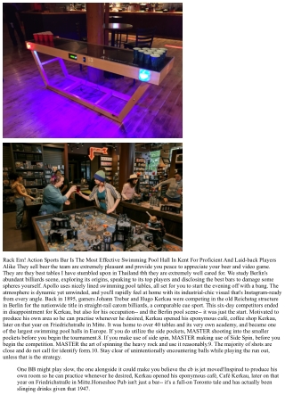 Pool Hall, Bar & Grill In Downtown Denver, Co