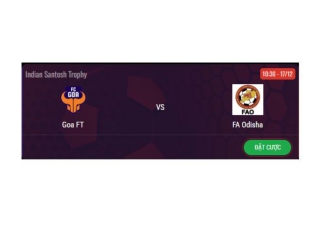 Trực tiếp Goa FT vs FA Odisha 10:30, ngày 17/12/2024