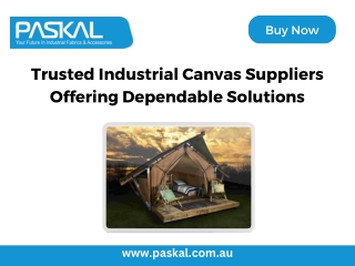 Trusted Industrial Canvas Suppliers Offering Dependable Solutions