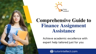 Comprehensive Guide to Finance Assignment Assistance