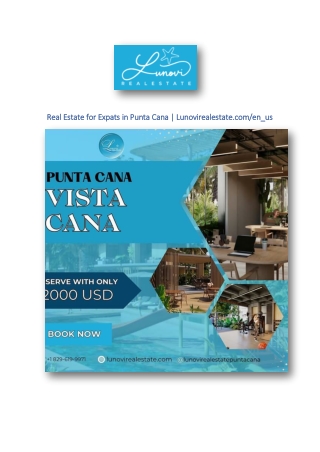 Real Estate for Expats in Punta Cana | Lunovirealestate.com/en_us