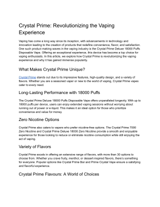 crystal prime vapes