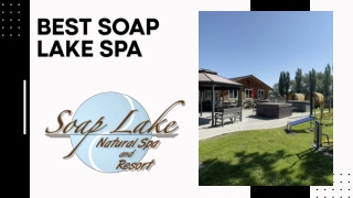 Best Soap Lake Spa