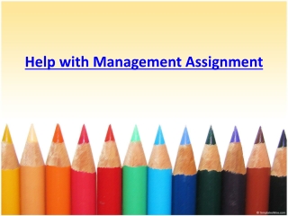 Management help