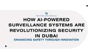 How AI-Powered Surveillance Systems Are Revolutionizing Security in Dubai