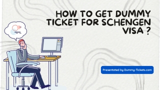 how to get dummy ticket for schengen visa?