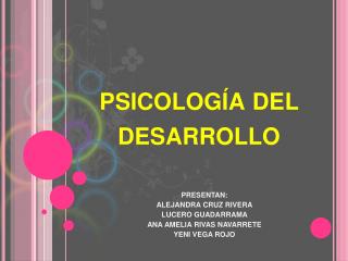 psicología del desarrollo