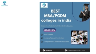Best MBA PGDM Colleges in India