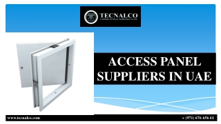 ACCESS PANEL SUPPLIERS IN UAE