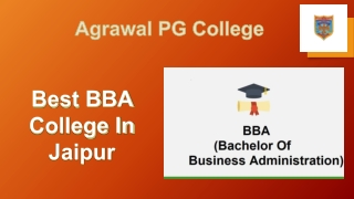 Best BBA college In Jaipur