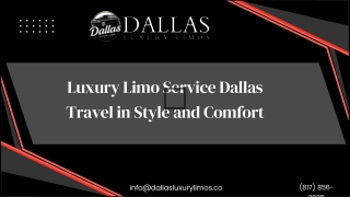 Luxury Limo Service Dallas