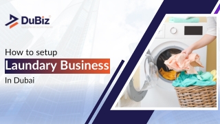 How To Setup laundry business in dubai