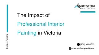 The Impact of Interior Painting by Professional Painters in Victoria