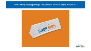 Eye-Catching Roof Sign Design How Does It Increase Brand Awareness