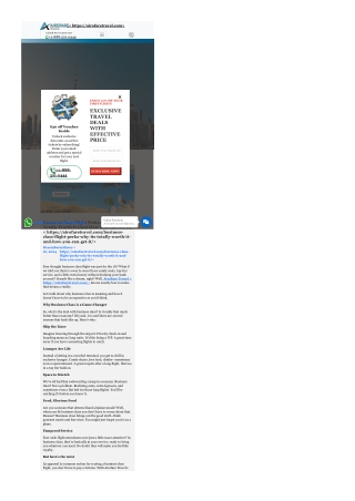 Cheap Business Class Flight Tickets With Airofare Travel