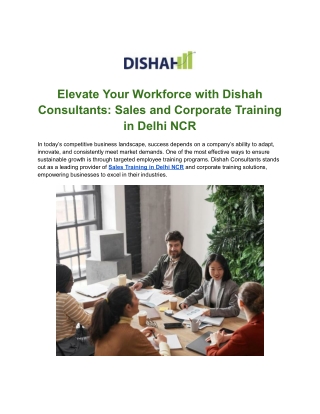 Leading Corporate Training Company in Ahmedabad