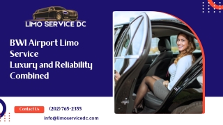 BWI airport limo service