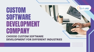 Custom Software Development Company