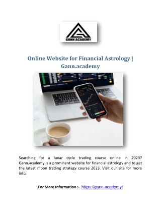 Online Website for Financial Astrology