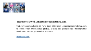 Headshots Nyc Linkedinheadshotsnyc.com