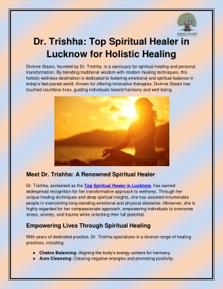 Top Spiritual Healer in Lucknow