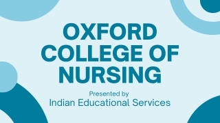 Oxford College of Nursing