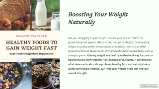 Boosting-Your-Weight-Naturally