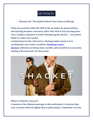 Shackets 101- The Stylish Hybrid Your Closet is Missing