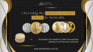 Choosing the Best Bullion Coin Dealer in Australia Key Considerations