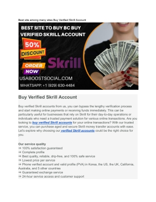 Buy Verified Skrill Account cvbc