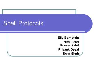 Shell Protocols