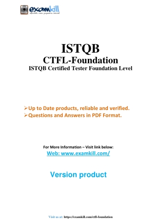 CTFL Foundation Certification Guide: Master Software Testing Fundamentals