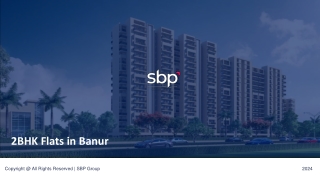 2BHK Flats in Banur