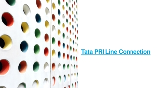 Tata PRI Line Connection | Price/Cost Tariff Plan