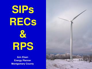 SIPs RECs & RPS