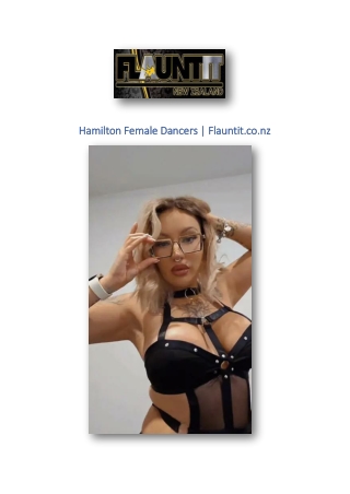 Hamilton Female Dancers | Flauntit.co.nz